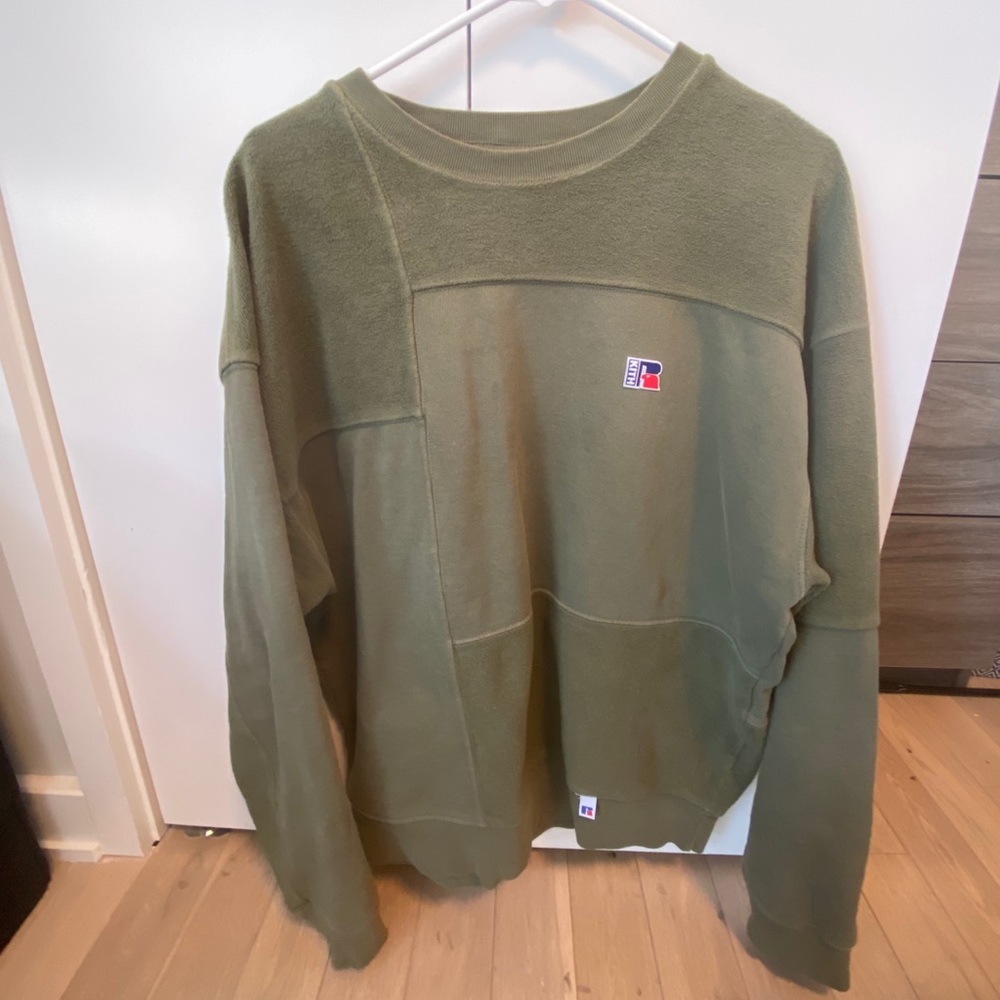 Kith x Russel Athletic Green Crewneck